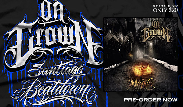 Da Crown - Family First Pre-Order Package - Santiago Beatdown Shirt plus Physical CD