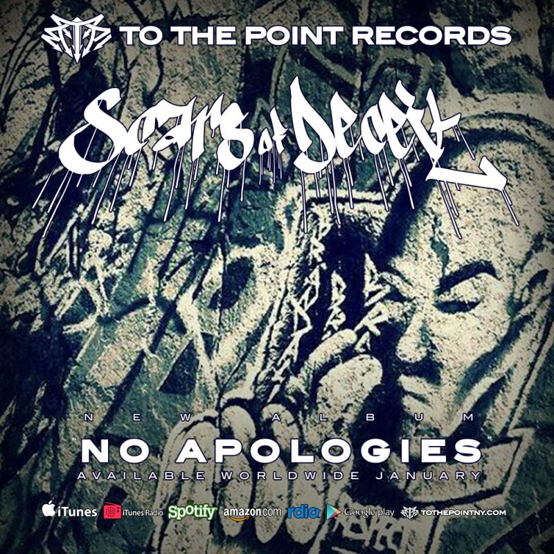 Scars of Deceit - No Apologies - Available January 6th 2015 on To The Point Records.