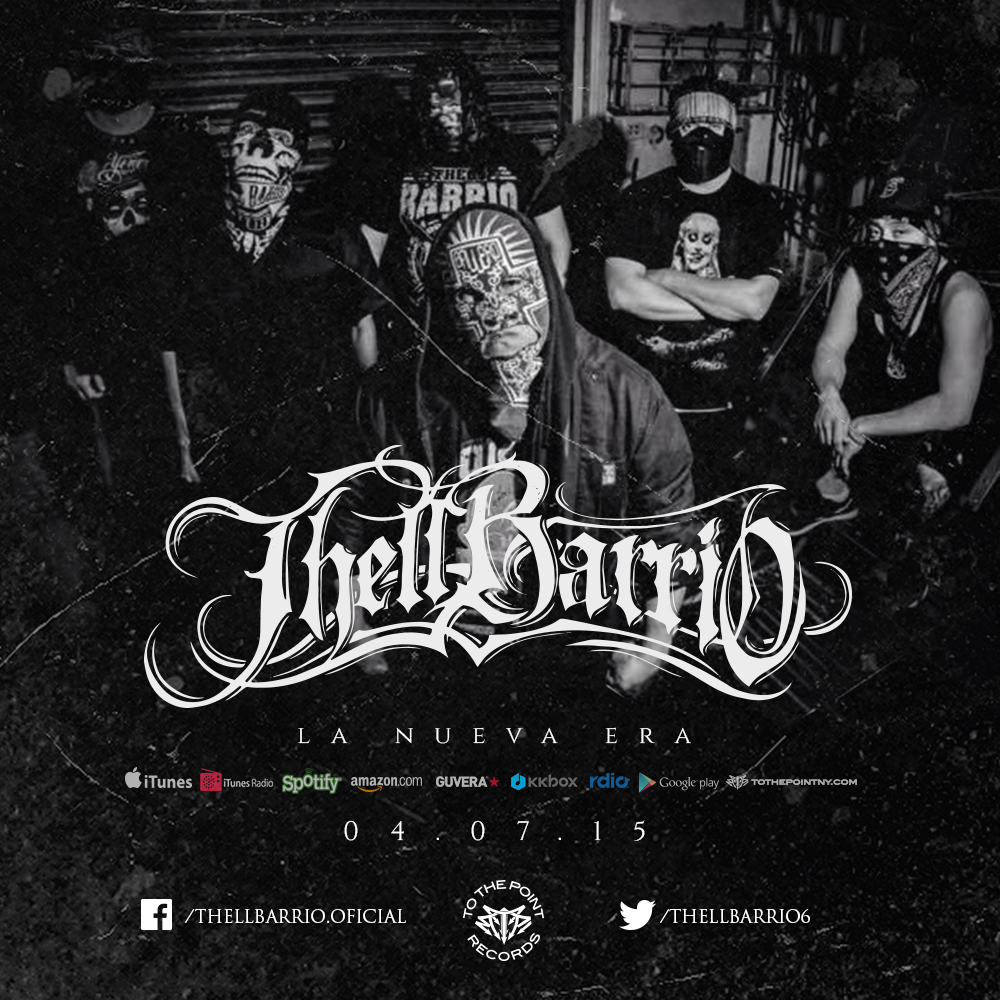 Thell Barrio - New Album To The Point Records April 2015 - Mexico Hardcore